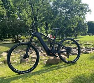 Cadre de vélo électrique en carbone 29 pouces et 27,5 pouces |   Suspension intégrale 150 mm |   Kit complet avec batterie et support de moteur - Product Image 3