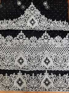 New Arrival bán buôn handmade thêu vải Bridal somali George wrapper để làm Đảng mặc Dresses có sẵn cho xuất khẩu - Product Image 3