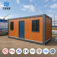 Maison conteneur modulaire préfabriquée sur mesure, cabine conteneur portable pour bureau, dortoir, camp, logement temporaire