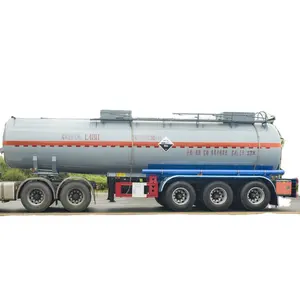 Liquid Sodium Hydroxide Hydrochloric Acid Phosphoric Acid Liquid Tank Container Semi Trailer Truck