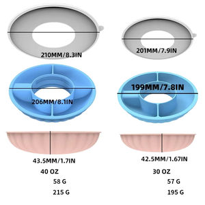 Vaso de Silicona de 40 oz con Tapa Antipolvo, Bandeja para Refrigerios y Frutas, Vaso Dominador de Hielo, <span class=keywords><strong>Accesorios</strong></span> de Bar - Product Image 6