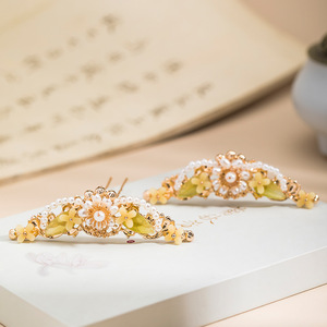 Adornos para el cabello de estilo antiguo, horquillas Hanfu, accesorios para el cabello con temática de osmanthus, horquillas etéreas y sencillas, estilo chino. - Product Image 3