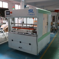 Système de mise en sac semi-automatique manuel pour bouteilles vides, ensacheuse de bouteilles vides en PP, PE, PET, HDPE, film PE, machine d'emballage de sacs en plastique pour bouteilles vides