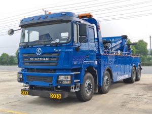 Camion de dépannage intégré SHACMAN 8*4 de 44000 kg de charge utile, camion de récupération routier robuste pour dépannages sur autoroute - Product Image 3