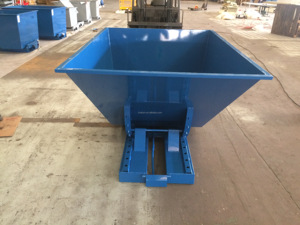 Contenedor de Basura Autovolcable para Montacargas FSH-0.5, Contenedor de Acero Galvanizado para Reciclaje de Chatarra, Almacén, Fábrica - Product Image 6