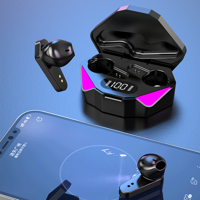 2025 ANC Mobile Headset Gaming Earphone Active Noise Cancelling BT Headset Wholesale Factory Wireless Earbuds