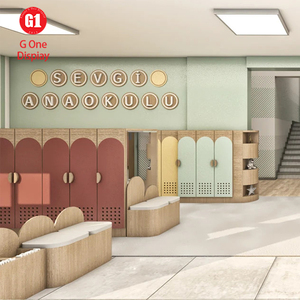 Juegos Infantiles Modernos con Muebles Personalizados e Iluminación LED, Estante de Exhibición de Madera Ecológica - Product Image 4