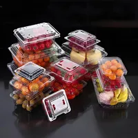 Lot de 50 boîtes alimentaires jetables transparentes en PP pour sushis, salades, fruits et collations – Fournisseur chinois de contenants en plastique