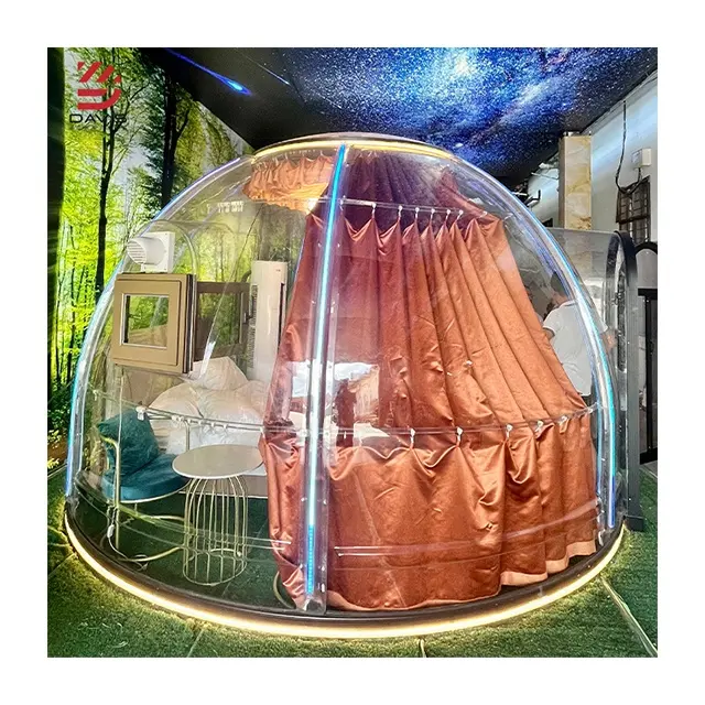 Outdoor homestay Starry Sky Room Transparent PC Bubble House Restaurant Dome Tent