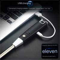 Allume-cigare à arc de chargement USB, allume-cigare coupe-vent pour la cuisine