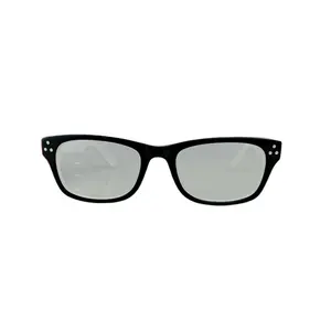 NEW fashion unique man square acetate optical frames hand made eyewear black white glasses custom OEM eyeglasses frames women