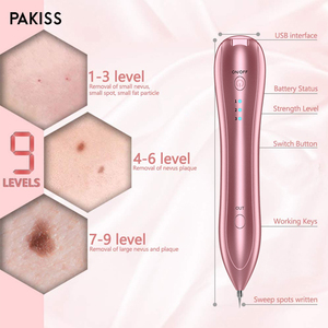 Stylo de beauté électronique sans fil PAKISS FY-105, technologie d'électrodes, écran numérique, garantie 1 an pour les soins de la peau, les taches, les tatouages et les grains de beauté - Product Image 2