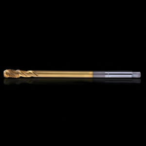 Ttake Ta1280 Universal <b>Tap</b> TiN Coated 40 Degree Helix Extra Long Series Tapered For Blind Holes Tolerance 6hx - Product Image 3