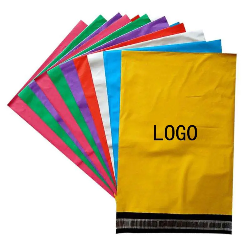 カスタム印刷された小さなシルバーグレーの郵便再利用可能なポリエチレン色のパターン化されたプラスチックブラウンポリメーラーピンククーリエメーリングバッグ