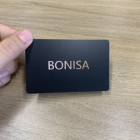 Carte magnétique en PVC noir carte cadeau VIP vierge imprimée numériquement Embosser d'identification en plastique
