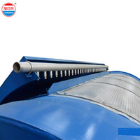 Séparateur solide-liquide entièrement automatique en acier inoxydable 304, filtre à tambour rotatif continu pour le traitement des eaux usées