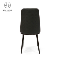 Chaise de salle à manger en métal, ensemble de salle à manger de luxe bon marché pour la maison et le restaurant, meubles de chambre, chaises de table modernes nordiques en cuir pour la salle à manger