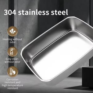 2L <b>Large</b> Capacity Car Double Electric Lunch <b>Box</b> Electric Heated Lunch <b>Box</b> Stainless Steel Portable Insulated Lunch <b>Box</b> - Product Image 3