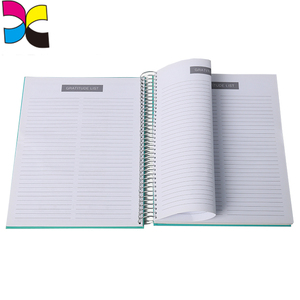 بيع بالجملة مخصص بغلاف مقوى مخططي حلزوني سعر <span class=keywords><strong>Exw</strong></span> طباعة دفتر ربط الأسلاك - Product Image 4