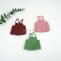 Vêtements et accessoires en gros pour poupées Reborn en coton, jouets en peluche doux, vêtements pour poupées au crochet de 10 cm, unisexe