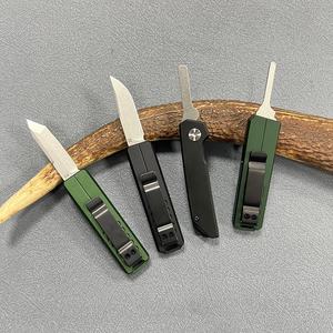 Couteau de poche en alliage d'aluminium AL avec clip, petit couteau EDC télescopique rétractable, couteau utilitaire de précision pour artisanat - Product Image 3