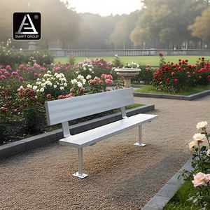 Panchina Lunga in Alluminio per Esterni, Arredo Urbano Intelligente, Seduta per Parco, Patio e Giardino, Ideale per Campus e Aziende - Product Image 6