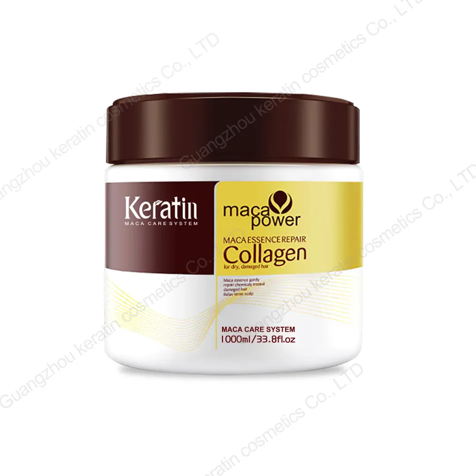 Venta al por mayor de proteína profesional colágeno queratina champú y queratina cuidado del cabello seco humedad Crema para el cuidado del cabello