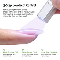 HEMA FREE Vernis Gel UV Transparent Doux pour Manucure à Domicile et Salon, Respectueux de l'Environnement, Facile à Appliquer, Tenue 3-4 Semaines