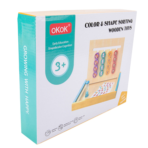 HOYE CRAFT – jeu de <span class=keywords><strong>marche</strong></span> logique quatre couleurs pour enfants, jeu de Table de correspondance des couleurs, entraînement à la pensée logique - Product Image 6