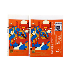 Foglio di etichetta individuale personalizzato vecchio stile all'ingrosso in oro rosa - Product Image 4