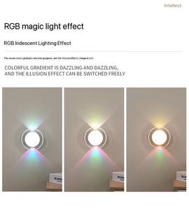 Remote Control Night <b>Light</b> Bedside Magnetic Atmosphere <b>Light</b> Bedroom Wardrobe Cabinet <b>Light</b> Rgb Night <b>Light</b> - Product Image 6
