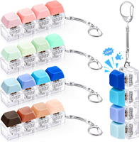 Custom Cat Switch Keycap Acrylic Eco-friendly Cartoon Keychain with Logo Design DIY Keyboard Keychain for Stress Relief