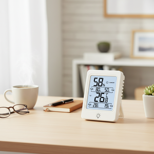 デジタル室内温度計湿度計<span class=keywords><strong>LCD</strong></span>温度湿度計家庭用部屋寝室用 - Product Image 5
