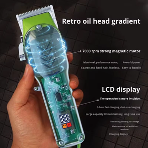 Máy cắt <span class=keywords><strong>2025</strong></span> xu hướng cắt tóc pin tông đơ Pro Máy cắt tóc jrl sạc - Product Image 3