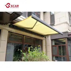 Auvent de terrasse <span class=keywords><strong>électrique</strong></span> à cassette complète <span class=keywords><strong>4M</strong></span> 5M 6M, auvent rétractable motorisé en aluminium pour extérieur - Product Image 1
