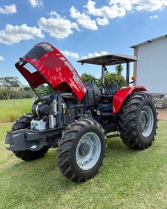 Tracteur agricole utilitaire Massey Ferguson 4408 4WD rouge diesel 160 CV avec auvent pare-soleil - Product Image 4
