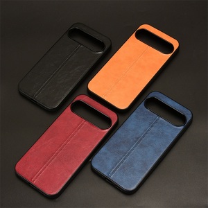 Étui en cuir PU rétro de conception de suture pour Google <span class=keywords><strong>Pixel</strong></span> 9 Pro 4 XL / 9 8 7 6 Pro / 8a 7a 5a <span class=keywords><strong>4a</strong></span> 3a étui de Protection de couverture arrière mat - Product Image 6