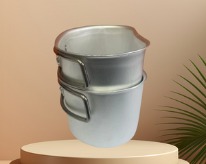 Juego de tazas de aluminio directo de fábrica a la venta, tazas hirviendo de aluminio para acampar al aire libre - Product Image 3