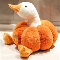 Set Boneka Plush Bebek Labu Bordir Persimmon, Boneka Isi Dakron, OEM ODM Custom Grosir Partai Besar