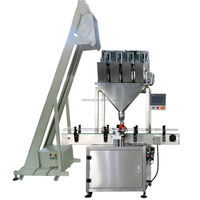 Machine électrique d'emballage, de remplissage et de scellage pour bouteilles, granulés, pots en plastique, aliments en conserve, ligne d'emballage