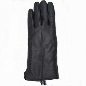 <span class=keywords><strong>Gants</strong></span> et mitaines en cuir de doublure en peau de mouton véritable <span class=keywords><strong>pour</strong></span> femmes très épais <span class=keywords><strong>pour</strong></span> l'automne et l'hiver Chaleur Style uni <span class=keywords><strong>pour</strong></span> un usage quotidien - Product Image 2