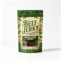 Sachet refermable personnalisé en Mylar imprimé en héliogravure pour noix et sucre, 3,5g, pochette verticale recyclable en BOPP/AL/PE