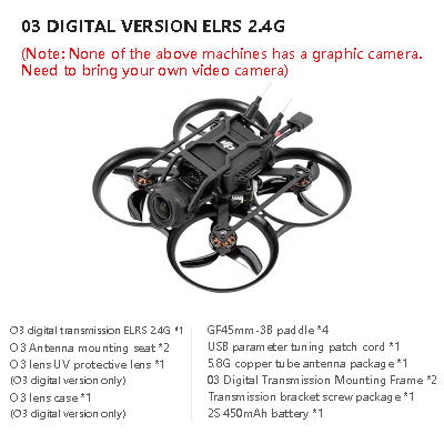 DJI O3 ELRS Edition (ไม่รวมกล้อง VTX)