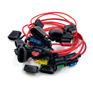 High-Capacity Waterproof Car <strong>Fuse</strong> Holder 12V Cutoff <strong>Switch</strong> Splash-Proof 18/16/14/12/10AWG Blade Adapter Socket Damp Proof <strong>Fuse</strong> - Product Image 2