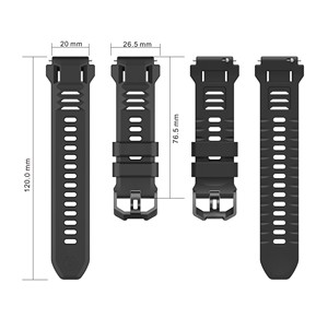 Correa de Silicona Forwelleny + Funda Protectora, Correa Deportiva para Reloj Inteligente, Accesorio para <span class=keywords><strong>Amazfit</strong></span> <span class=keywords><strong>T</strong></span>-<span class=keywords><strong>Rex</strong></span> 3 <span class=keywords><strong>Pro</strong></span> 44mm - Product Image 3