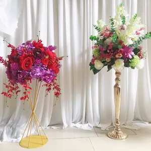 고품질 꽃 화병 및 테이블 장식 35cm GIGA 꽃 공 커플 웨딩 테이블