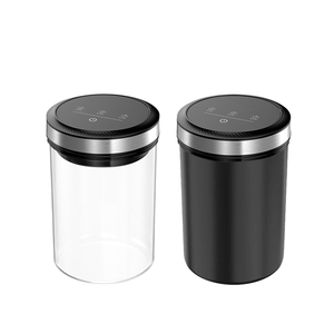 Bocaux à café sous vide en acier inoxydable avec couvercles hermétiques 33Kpa, arrêt automatique du vide, compatibles micro-ondes, écologiques, avec écran tactile - Product Image 4