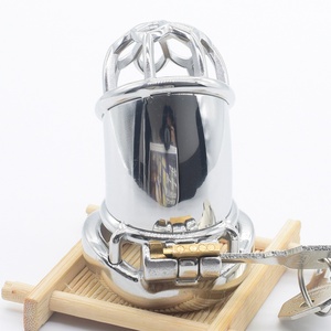 Anillo de sujeción para pene con diseño de flor, jaula grande para pene, jaula para pene tipo ciruela, anillo de bondage BDSM, anillos de sujeción para pene, juguetes sexuales eróticos para hombres - Product Image 5