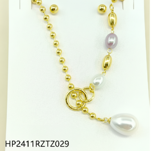 Audace Set di gioielli da donna con Design Funky da festa in 3 pezzi placcato oro da sposa o gioielli raffinati per regali - Product Image 1