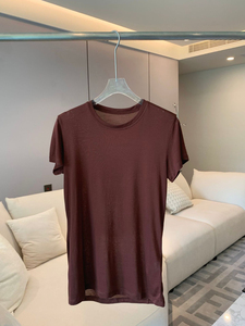 T-shirt girocollo 100% Tencel Lyocell da <span class=keywords><strong>donna</strong></span>-<span class=keywords><strong>magliette</strong></span> comode <span class=keywords><strong>eleganti</strong></span> e traspiranti estive - Product Image 3